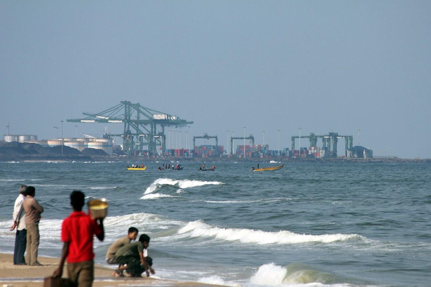 Container terminal at Chennai Port